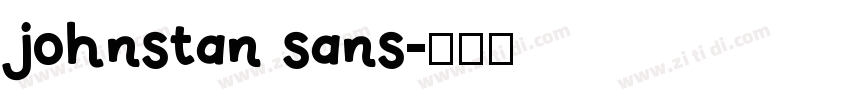 johnstan sans字体转换